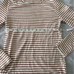 Stripped scoop neck long sleeve Size M Photo 2