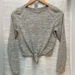 American Eagle Soft & Sexy Tie Front Crop Top Medium Photo 0