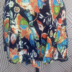Raga Nocturnal Affair Floral Butterfly Bird Printed Mini Skirt Size US Large Photo 1