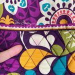 Vera Bradley Crossbody Bag Purple Plum Crazy Floral Convertible Colorful Tote Photo 12