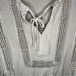 Black Rainn  Boho Women’s Large Tan Beige Open Trim Elastic Waist Photo 7