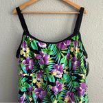Freshwater Skirted Swimsuit‎ Size 26W NWT Blue Photo 2