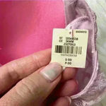 PINK - Victoria's Secret Victoria's Secret PINK Bralette Blush Pink Lace Top Small DD NWT Photo 3
