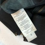 J.Crew Black Leather Contrast Stripe Mid-Rise Skinny Pixie Pants Size 2 Photo 3