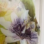 Dress Barn NWOT  women’s dyed‎ floral jeweled blouse lined tank top large Photo 2