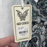 Go Coco Lightweight Blue Print Romper Size 1XL New Photo 4