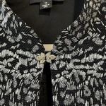 Sparkly Modest Top Mother Of The Bride Animal Print Sequin New Years Party Top Silver Size 16 Photo 6