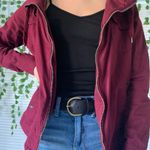 Dry Goods JouJou Maroon Jacket with Flannel Lining Photo 0