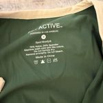 Set Active : Green Cardigan with Cream Trim Photo 6