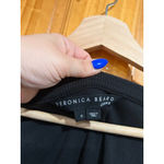 Veronica Beard  Jeans Pima Cotton Ruffle Long Sleeve Top Black Women’s Small Photo 1