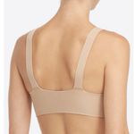 Spanx  Bra Llelujah Lightly Lined Tshirt Bra Nude Tan Front Closure Full Coverage Photo 1
