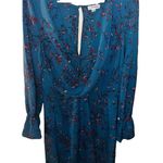 Eyeshadow Faux Wrap 3/4 Sleeve Floral Dress Photo 6