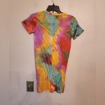 HYFVE Women’s S Tie Dye Twist Hem Mini T-Shirt Dress Photo 1