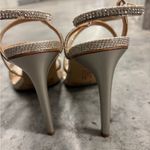 I.n.c. International Concepts Artif champagne crystals strappy heeled 8 Photo 3