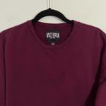 Victoria's Secret  Sport Women's Maroon Fleece Lined Sweatshirt Size S Photo 2
