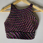Lululemon  Energy Bra HN‎ Long Line SeaWheeze Size 10 To the Beat Raspberry Photo 0