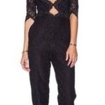 For Love & Lemons Noir Black Lace Jumpsuit Size XS Photo 0