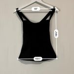 DNA Couture Women’s Crisscross Back Mock Corset Lace Tank Top Black NWOT Photo 11