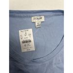 J.Crew Sleeveless Knit Tiered A-Line Mini Dress in Artic Blue. Size L. NWT Photo 3