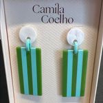 Camila Coelho  | Striped Earrings Photo 5