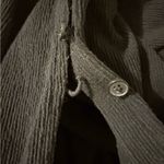 Madewell Organic Cotton Ribbed Button-Down Tank Midi Dress black small Photo 7