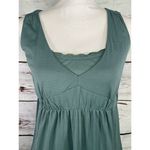 Apostrophe  Women's Small Tank Top Green Lace V-Neck‎ Stretch Double Layer Photo 5