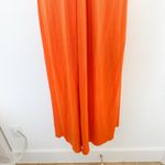Jonathan Simkhai Womens‎ Dress S Orange Hayes Halter Maxi Y2K Resort Euro Summer Photo 2