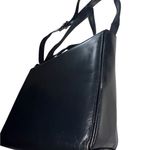 Sleek vintage Black Leather Bag Photo 6