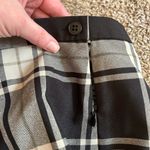 Nine & Co. NWT vintage deadstock black cream plaid stretch high rise pleat pants Photo 7