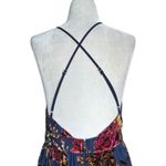 Windsor Justina Floral Velvet Burnout Chiffon Maxi Dress Blue Dark Romance New Photo 7