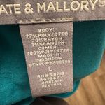 Kate & Mallory  Teal & White Flowy Top Photo 4