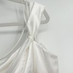 Lulus Womens Celebration Of Love White Satin One Shoulder Bodycon Mini Dress XL Photo 5