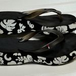 Tommy Hilfiger Black Wedge Sandals Women’s Size 8 Photo 1