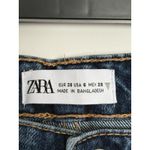 ZARA Jeans Womens Size 6 Straight Leg Button Fly Dark Wash Casual Pants 90s Photo 1