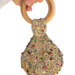 Sand Blossom Wristlet Bag Retailed for 98.00 Gold Photo 10