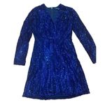 French Connection  Deniz Embellished Mini Dress in color Surf The Web sz 6 Photo 5
