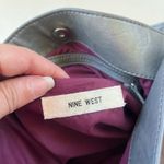 Nine West Faux Leather Y2K Boho Tote Bag Purse Gray Tassels Slouch Studded Hobo Photo 10