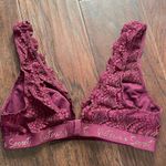 Victoria's Secret Victoria’s Secret Triangle Plunge Lace Bralette Photo 1