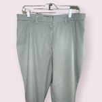 Bill Blass  Jeans  Black White Gingham Ankle Pants Rolled Hem Size 14 Stretch NWT Photo 11