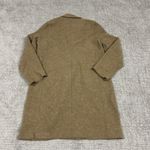 J Crew Daphne Topcoat Womens 16 Tall Italian Boiled Wool Heather Camel Long Coat Brown Photo 5