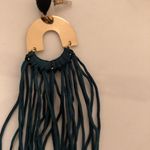 Urban Outfitters Green Long Tassel Earrings Photo 3