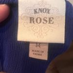 Knox Rose  Embroidered Tunic Blouse or Mini Dress Royal Blue Size Medium Photo 10