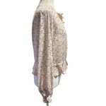 Outerknown “Poet” Blouse in Salt Mariquita (Floral + Ladybug Print) – Size Small Photo 3