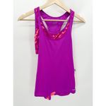 Champion Purple Neon Printed Built In Sports Bra Tank Top Women's Small S NWT Photo 7