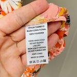 Lush Clothing Lush Floral Print Blouse Pink Sz Small Photo 5