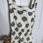 J.Crew white tiered seashell cotton beach maxi dress size 10 vacation summer Photo 5