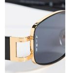 AIRE Sirius Sunglasses in Gold Black Smoke Mono New Unisex Sunnies Photo 1