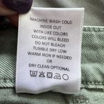 Mica Denim Women's 31 Sap Green Cargo Utility Cropped Straight Pants Stretch Photo 12