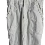 Good American Fit For Success White Denim Short Sleeve Jumpsuit Size Small Photo 8