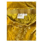 Maeve  velour mustard skirt size small Photo 2